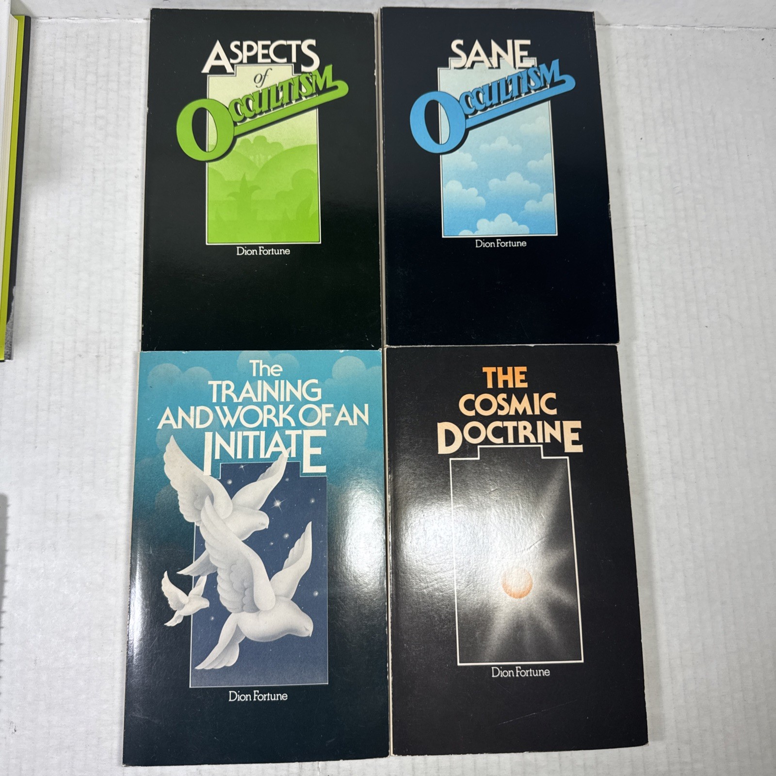 Dion Fortune Lot Of 4 Vintage Paperbacks In Great Shape