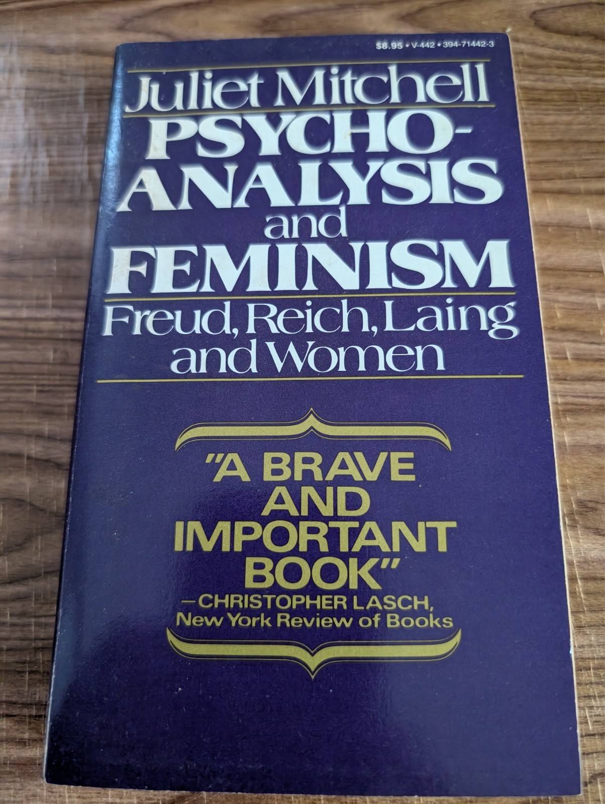 Psychoanalysis and Feminism Mitchell, Juliet