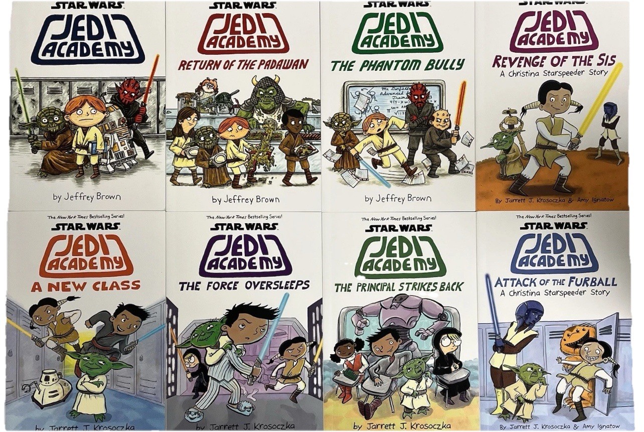 Star Wars Jedi Academy Hyperspace 8 Book Set With Box