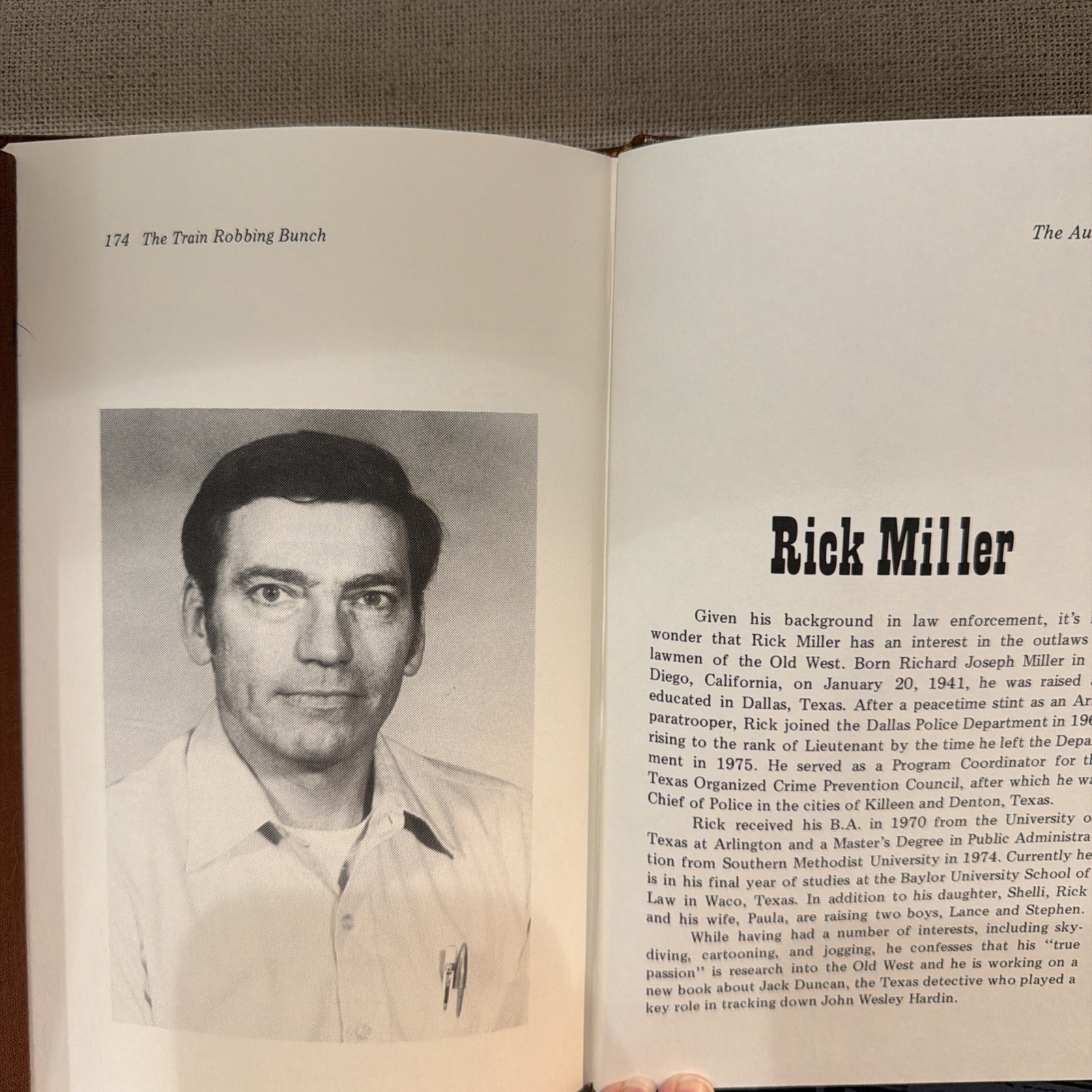The Train Robbing Bunch by Rick Miller. Leather. Limited 1st Edition