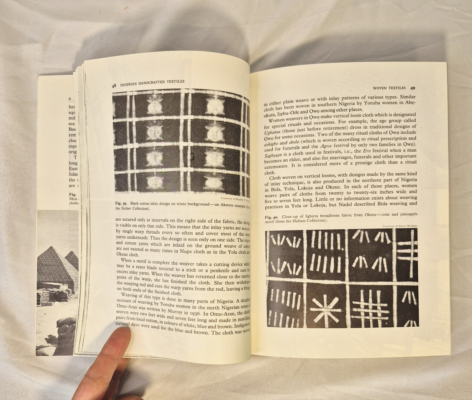 Nigerian Handcrafted Textiles By Joanne Bubolz Eicher 1976 Paperback SIGNED