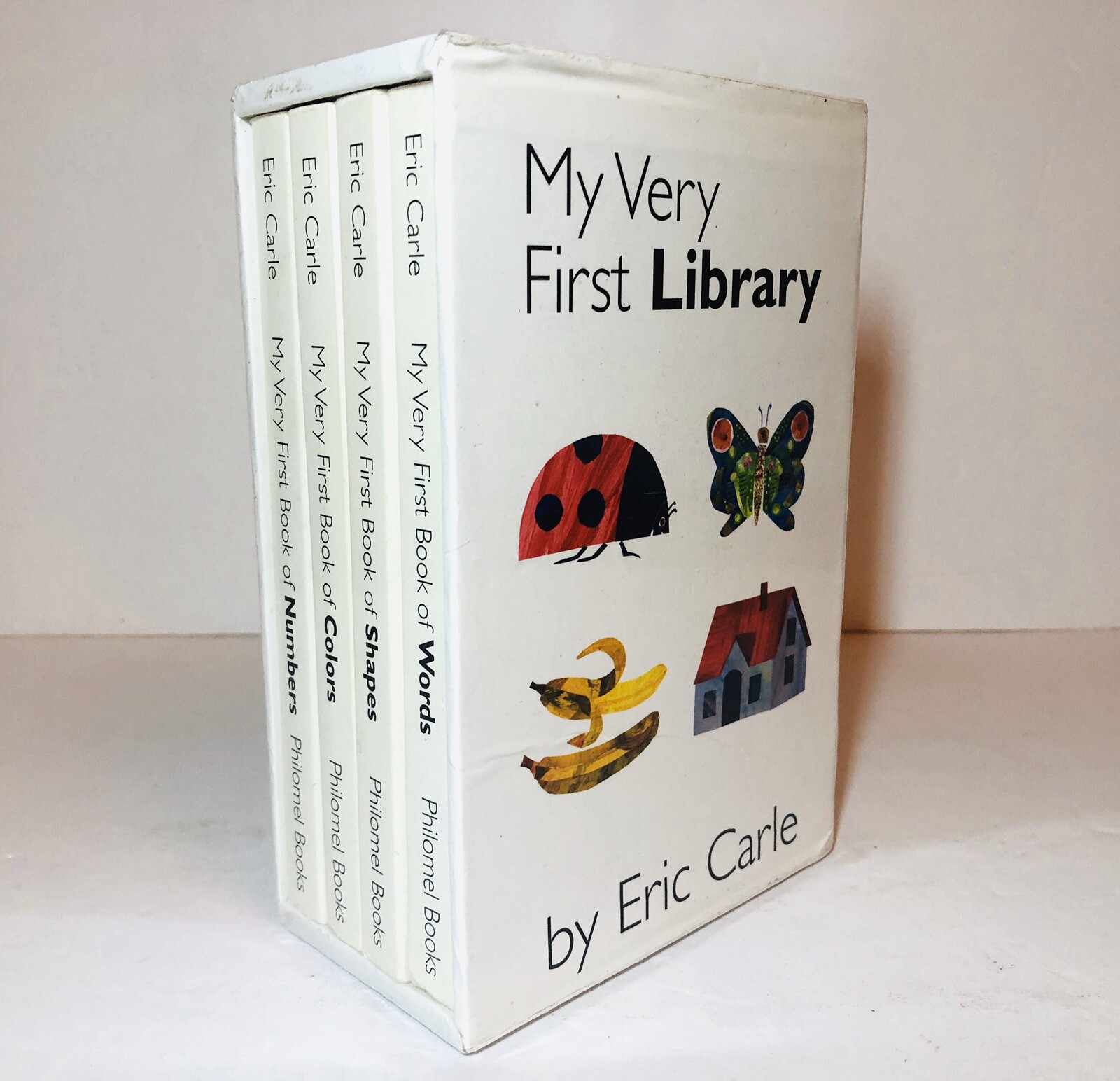 My Very First Library by Eric Carle, Words, Shapes, Colors, Numbers Box Ser New