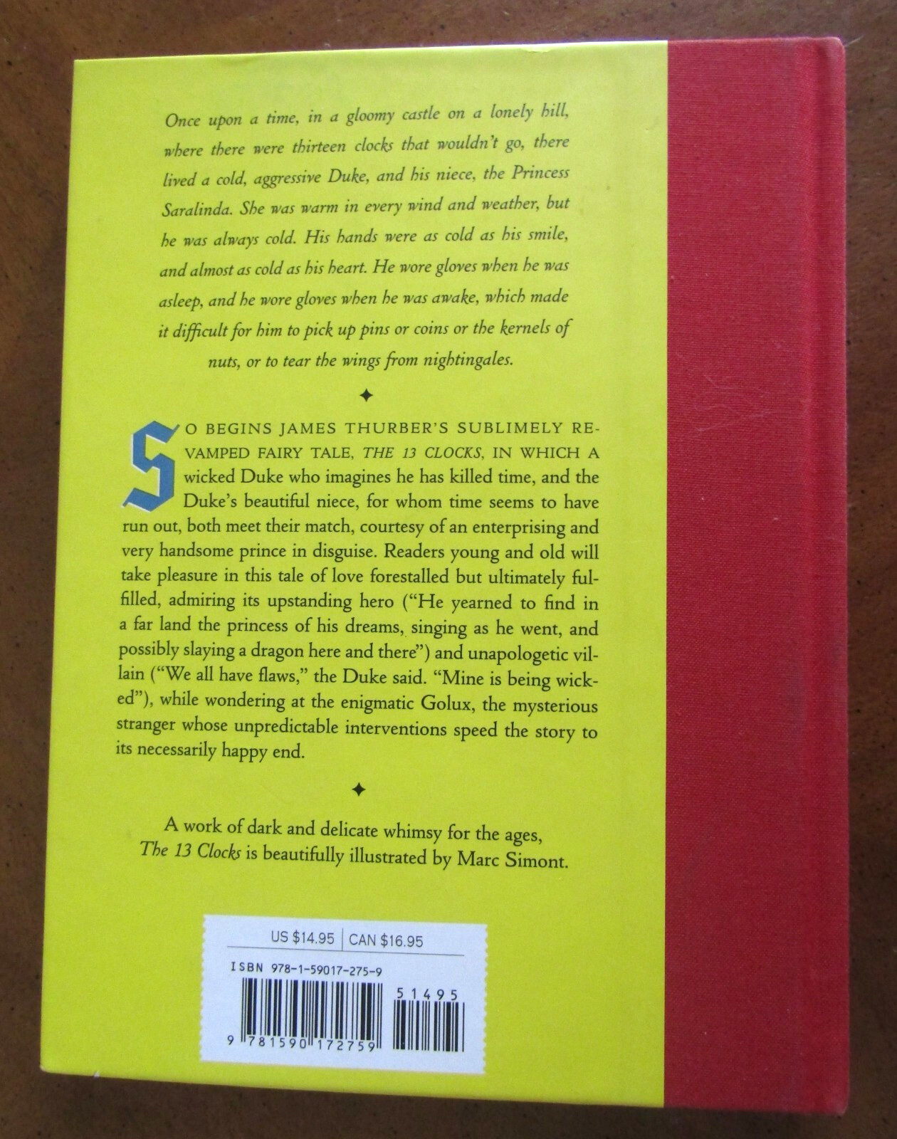 The 13 Clocks by James Thurber (2008, Hardcover)