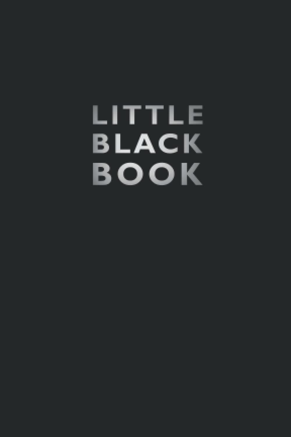 Little Black Book and Address Journal: Pocket Sized (4 x 6 Inches)