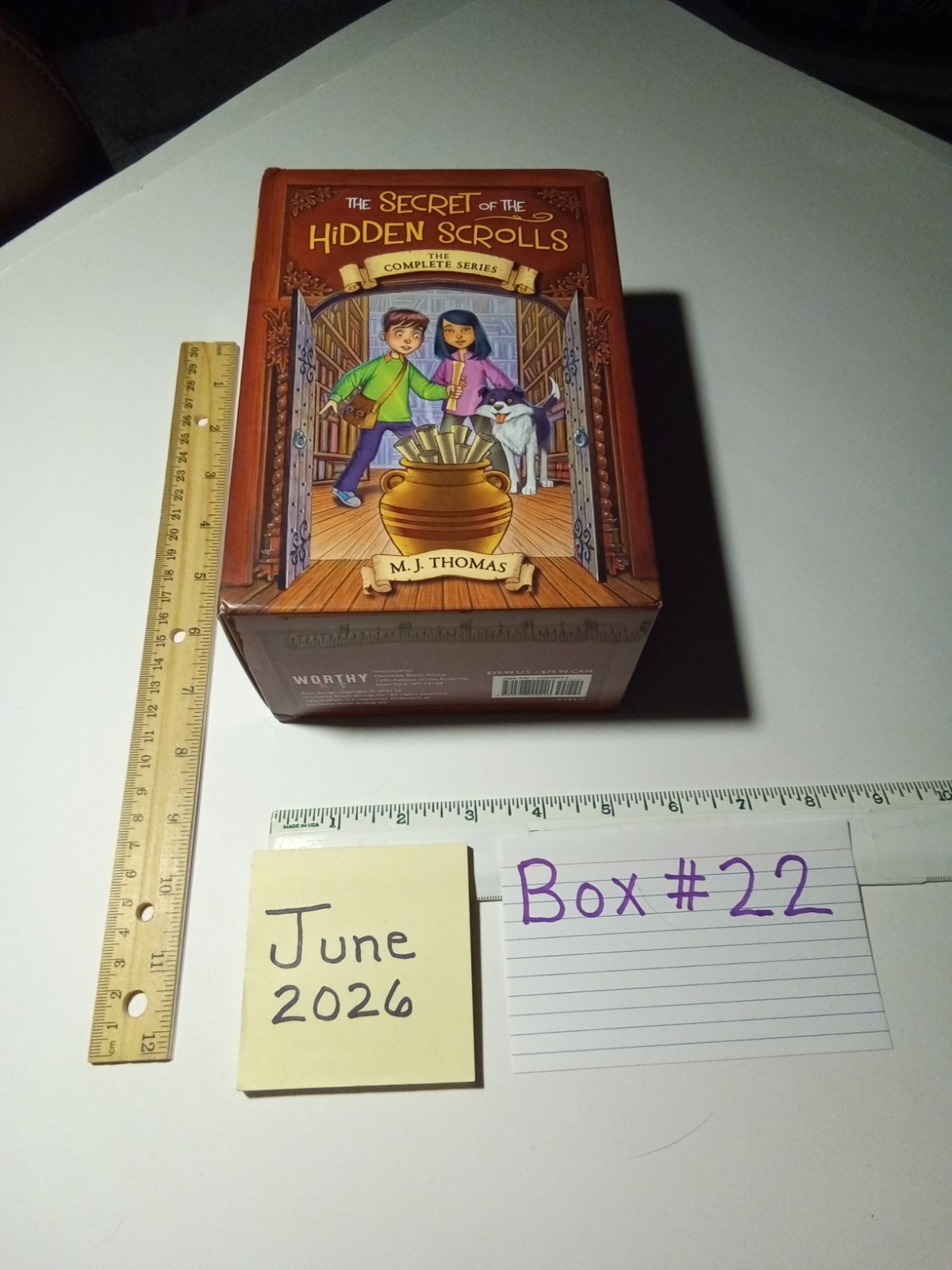 The Secret of the Hidden Scrolls Complete Series 9 Book PB Box Set M.J. Thomas