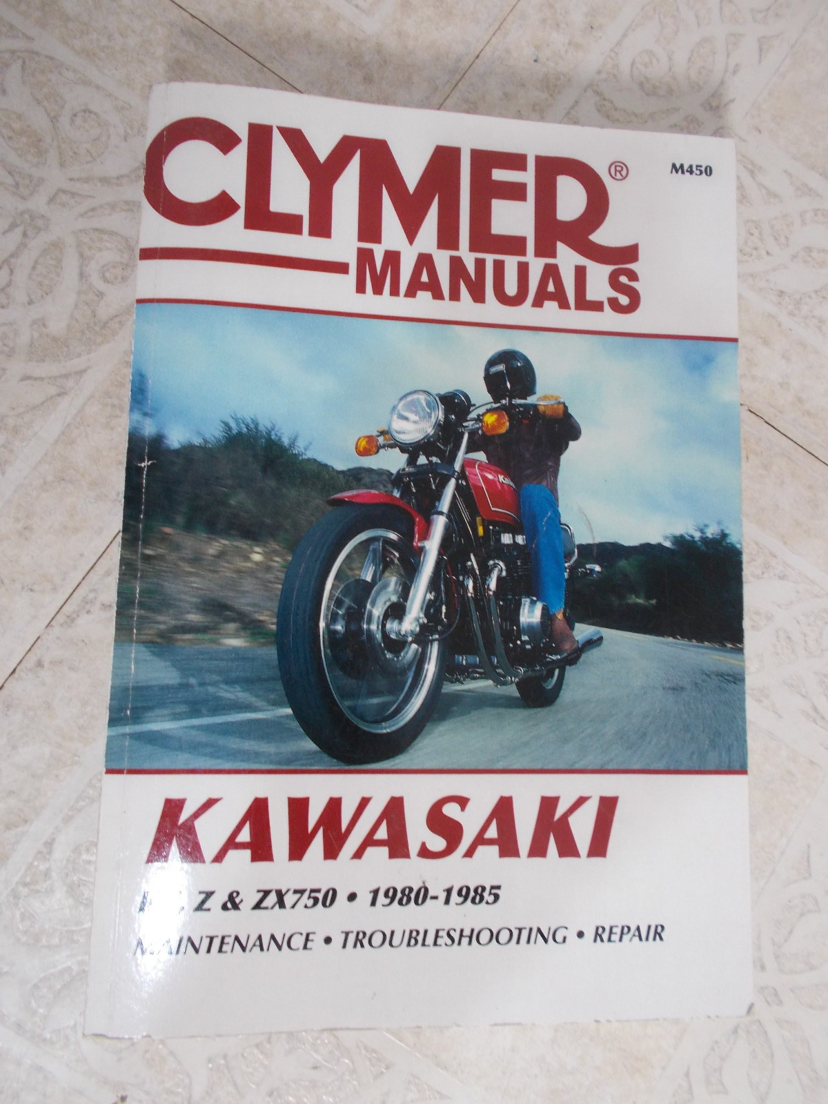 Clymer M450 Service Repair Manual Kawasaki KZ, Z & ZX750 Motorcycles 1980-1985