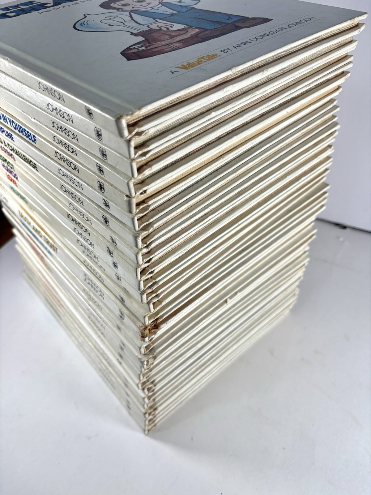 LOT OF 28 The Value of ValueTale Books Ann/Spencer Johnson Homeschooling HC Set