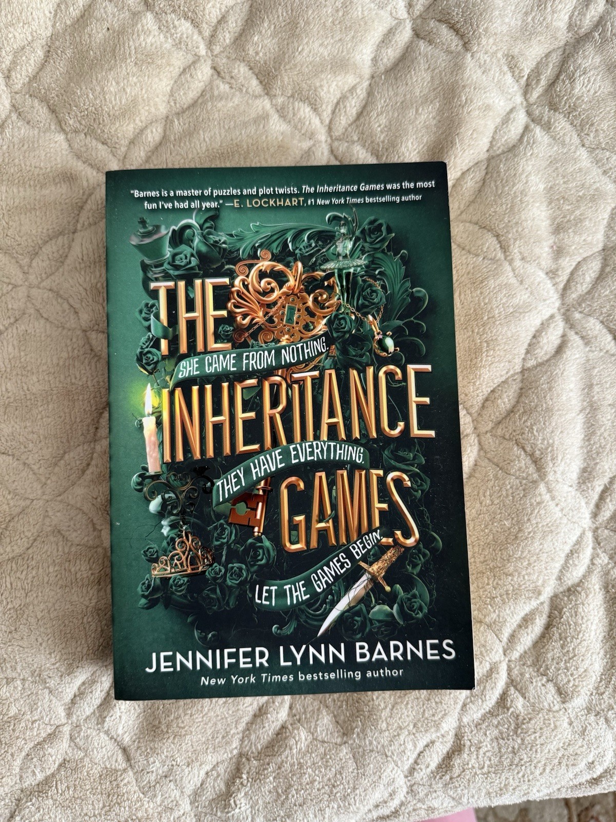 Inheritance Games by Jennifer Lynn Barnes (2021, Trade Paperback)