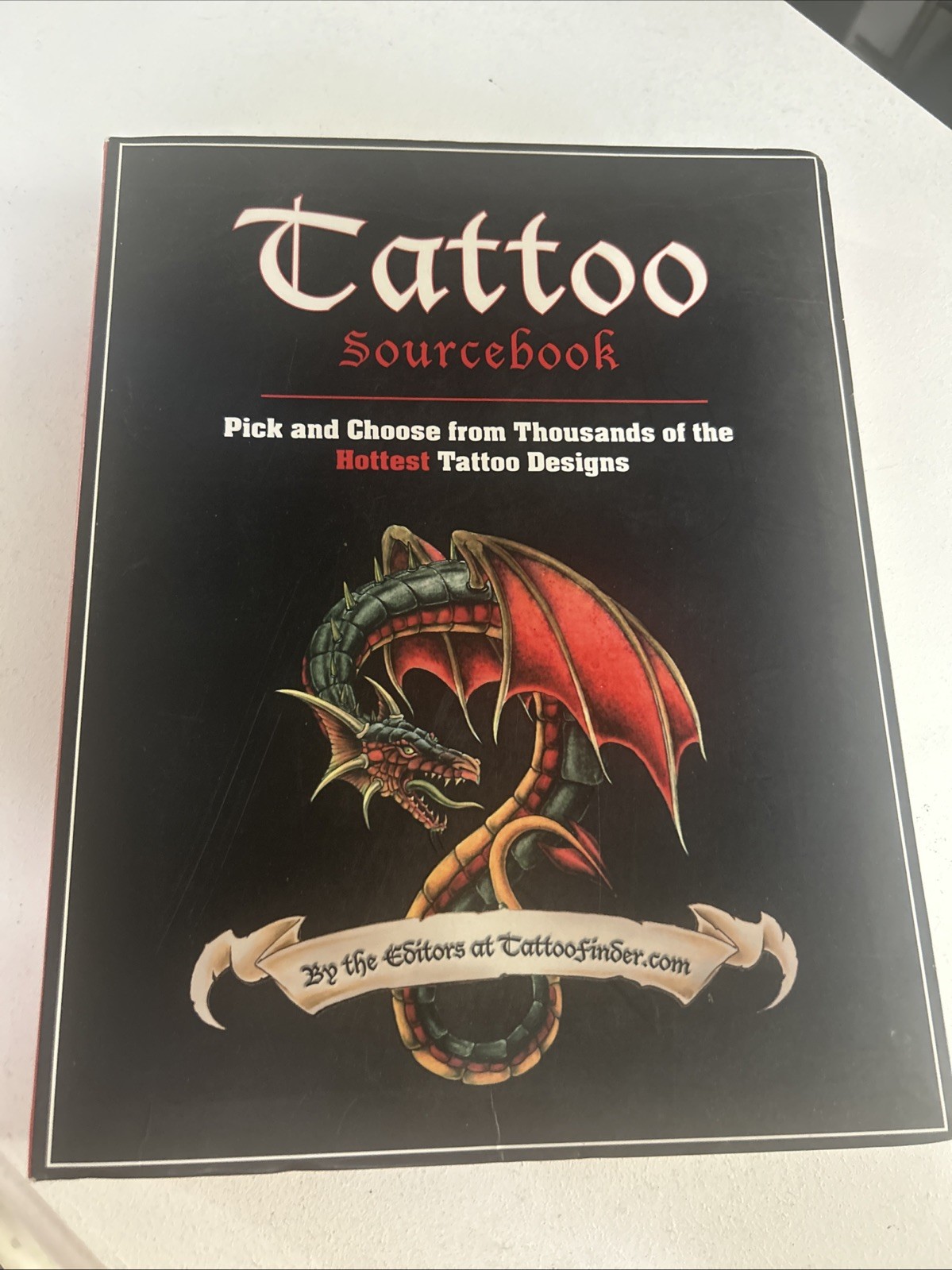 TATTOO SOURCE BOOK Thousands of Tattoo Flash Designs & Ideas – 516 pages – NOS