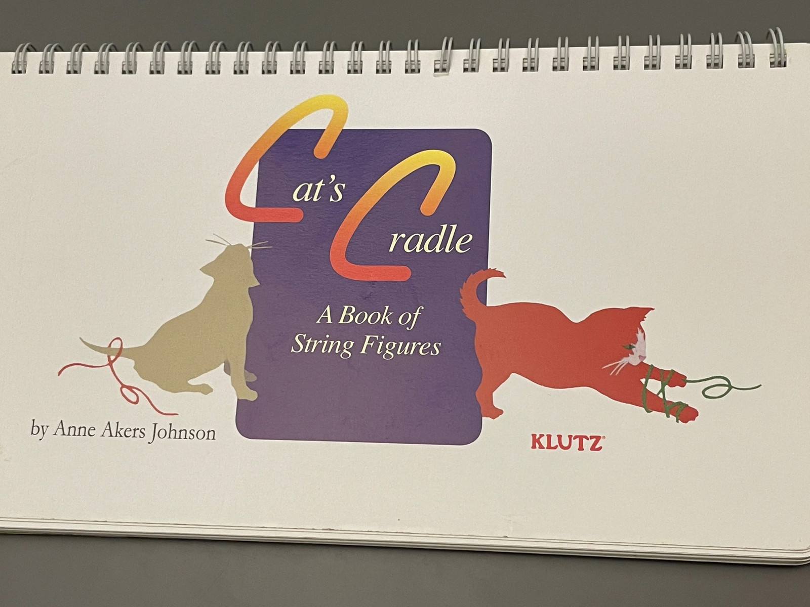 Cat’s Cradle: A Book of String Figures by Anne Akers Johnson (NO STRINGS)