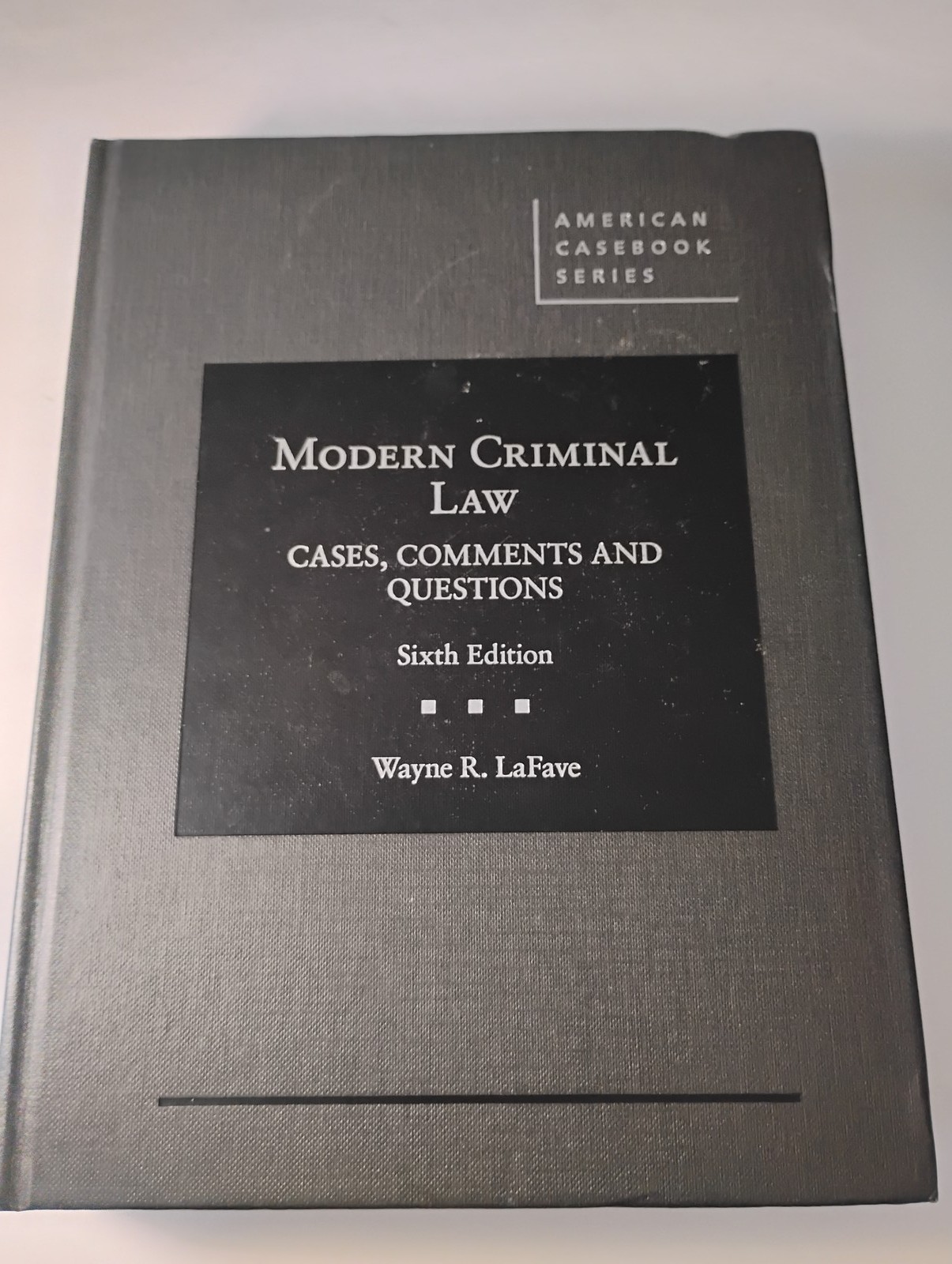Modern Criminal Law