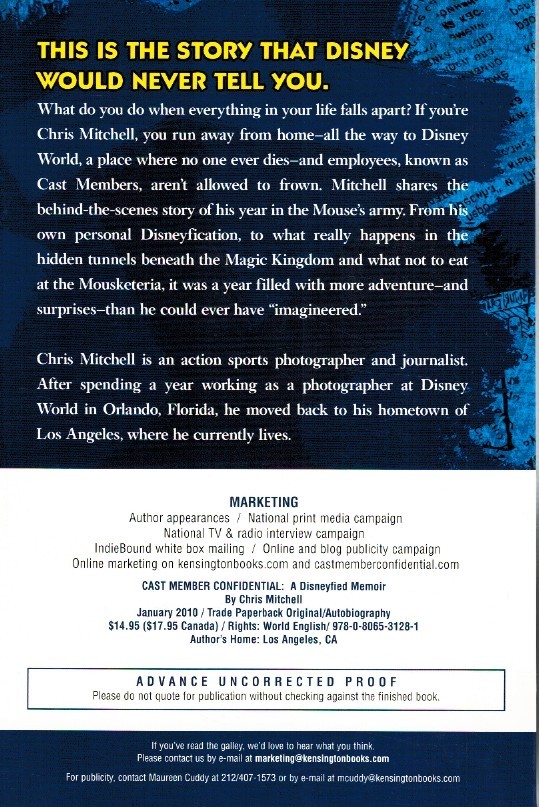 CAST MEMBER CONFIDENTIAL by Mitchell, Chris 2010 Softcover