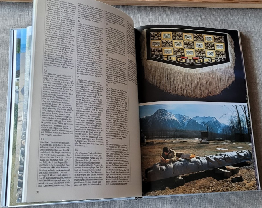 Kanada Canada Vintage Swiss Zurich Photo Album book 1982