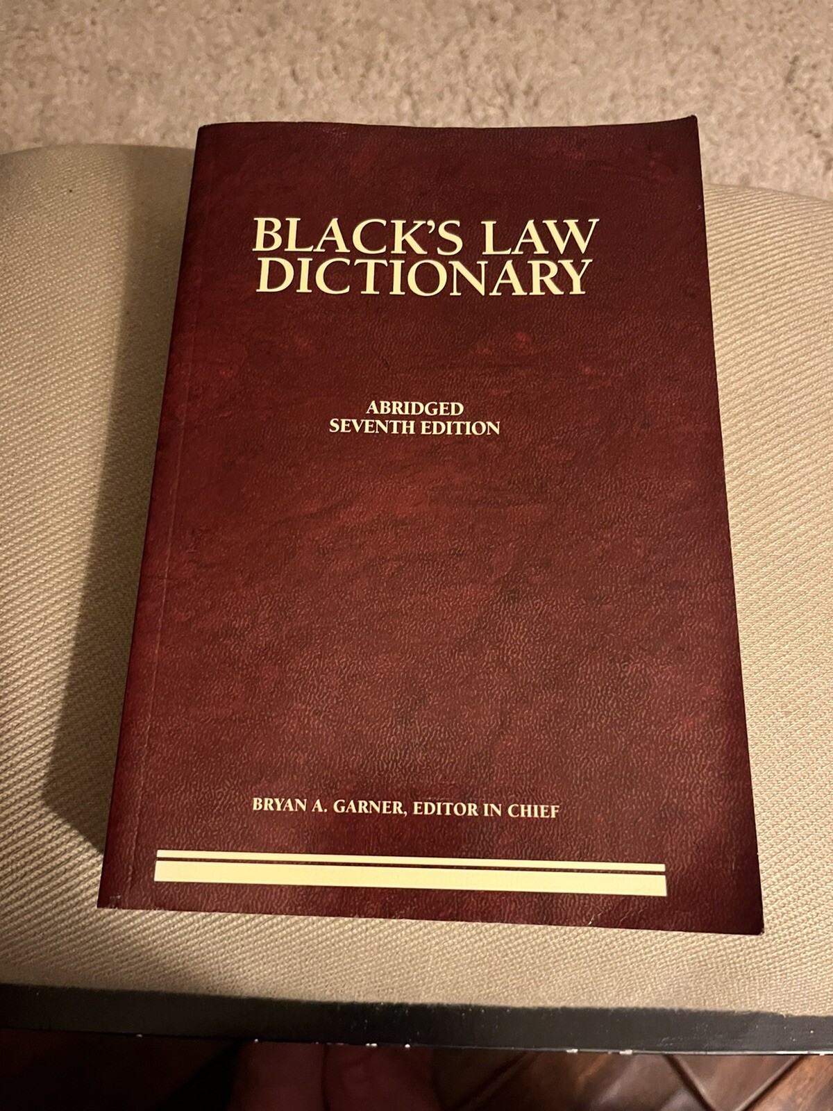 Blacks Law Dictionary, 7th Edition by Black, Henry Campbell|Garner, Bryan