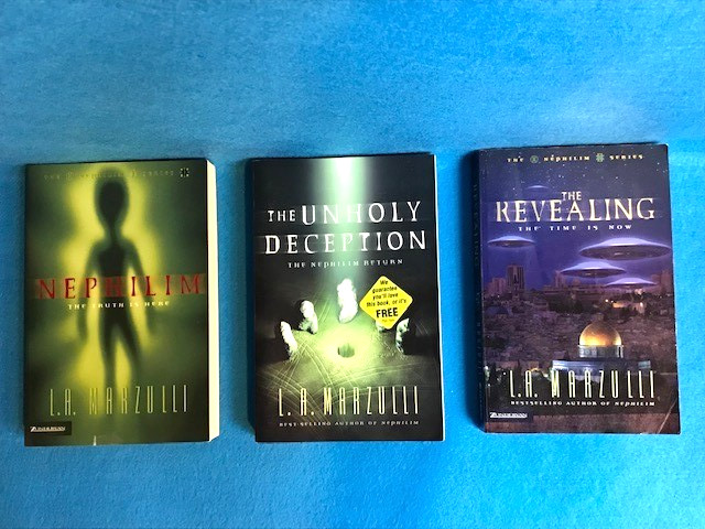 Complete Set 3 LA Marzulli NEPHILIM TRILOGY Books, Unholy Deception, Revealing