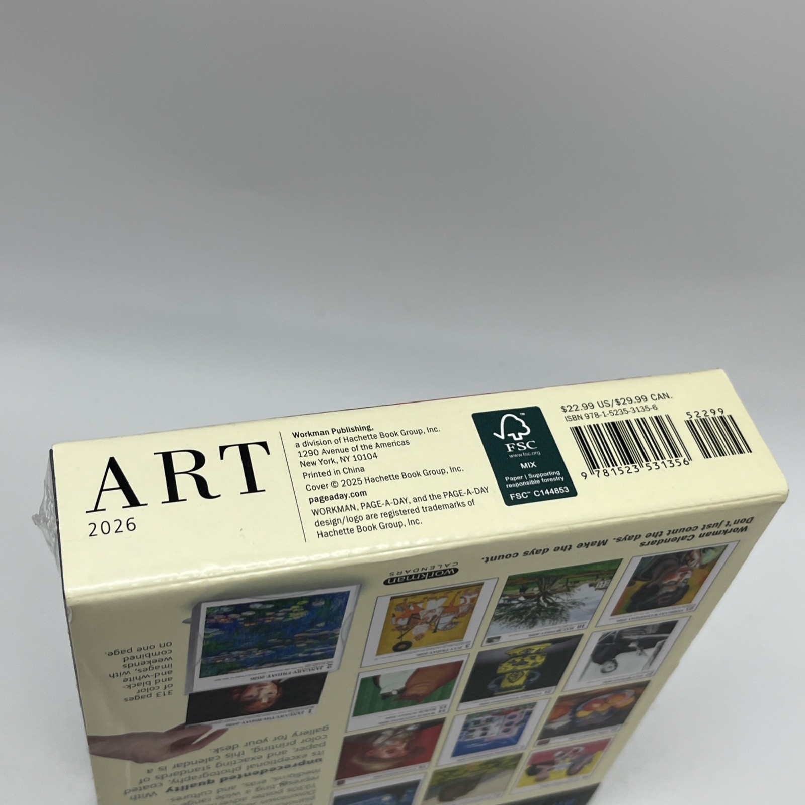 Art Page-A-Day® Gallery Calendar 2026: the Next Best Thing to Exploring Your Fav
