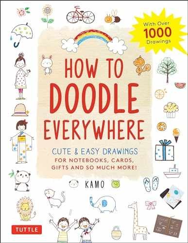 Tuttle Publishing How to Doodle Everywhere: – Paperback, by Kamo – Very Good x