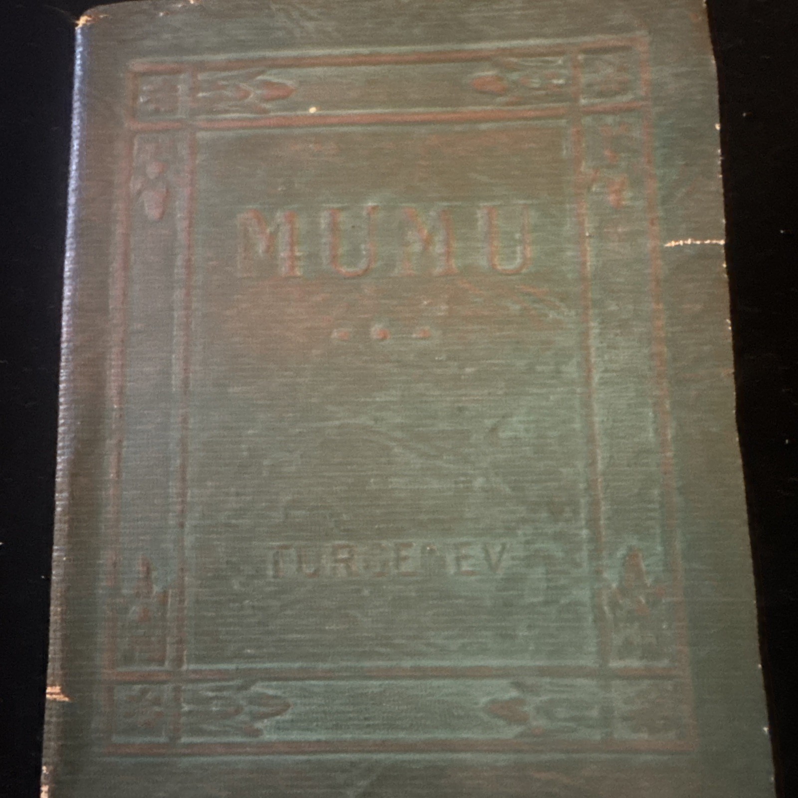 4 Antique Little Leather Library Miniature Books – Green Covers – Early 1900s