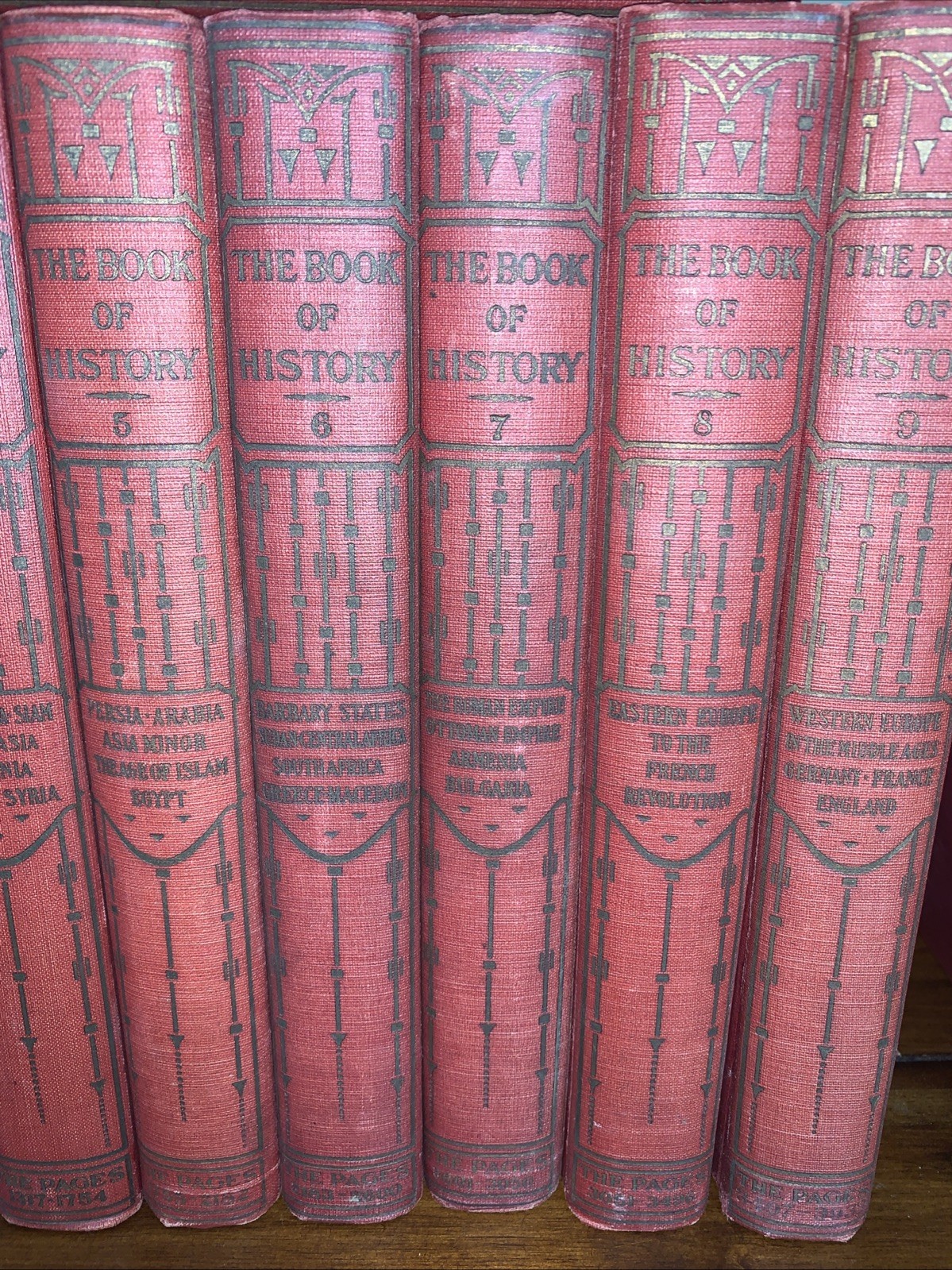 RARE The Book Of History 1915, A History of All Nations Vol. 1-18 Grolier