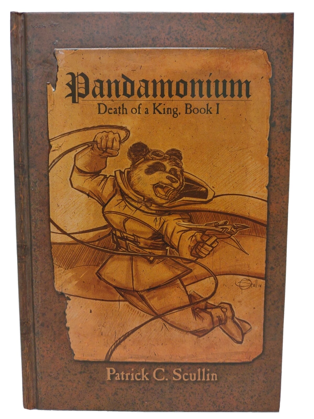 PANDAMONIUM : Death of a King Book 1 by Patrick Scullin (2015, HC) * SIGNED *