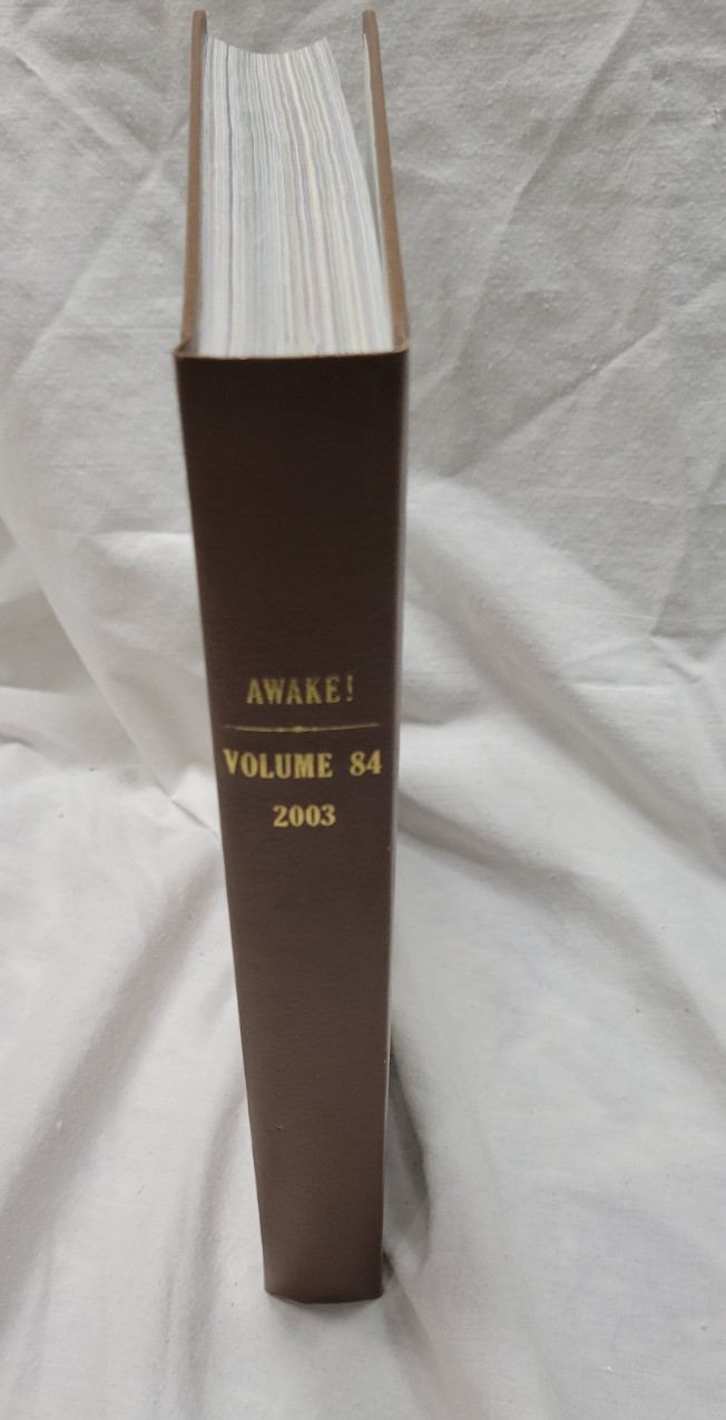 2003 THE WATCHTOWER Bound Book Form Jehovah Witness Volume 84