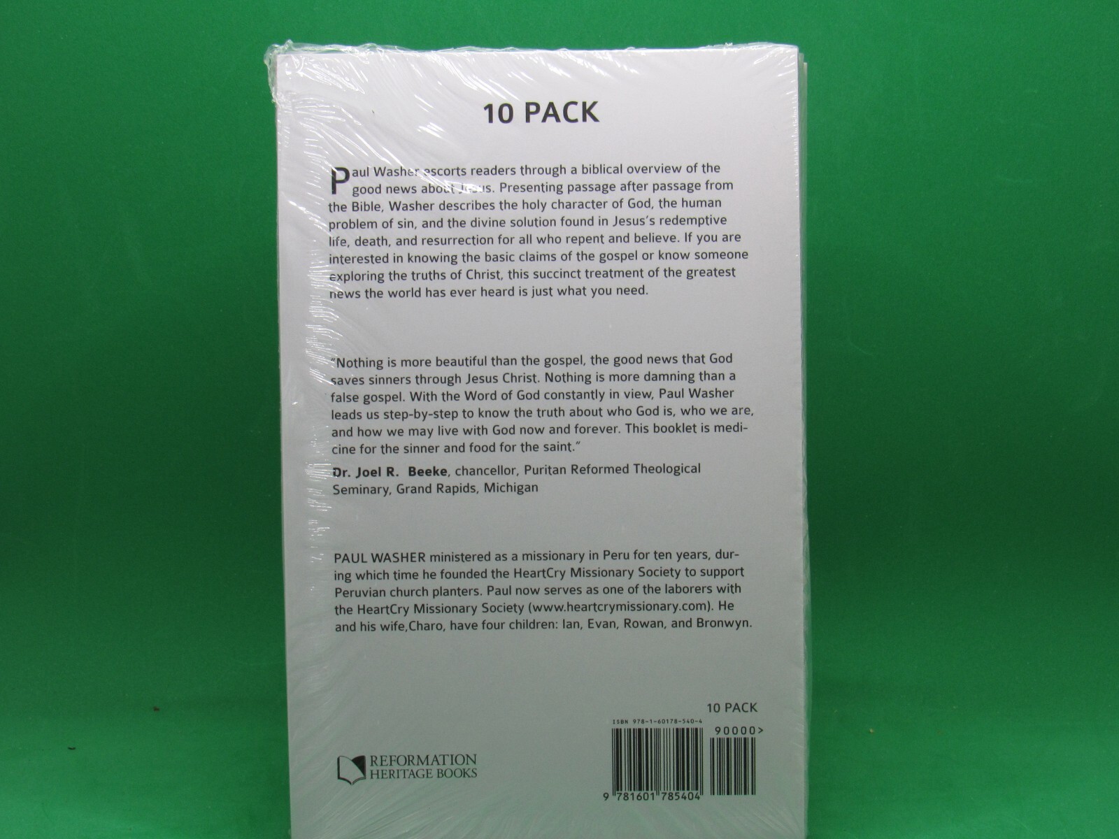 The Gospel of Jesus Christ (10 Pack), Paul David Washer, Brand New – FREE Shp.