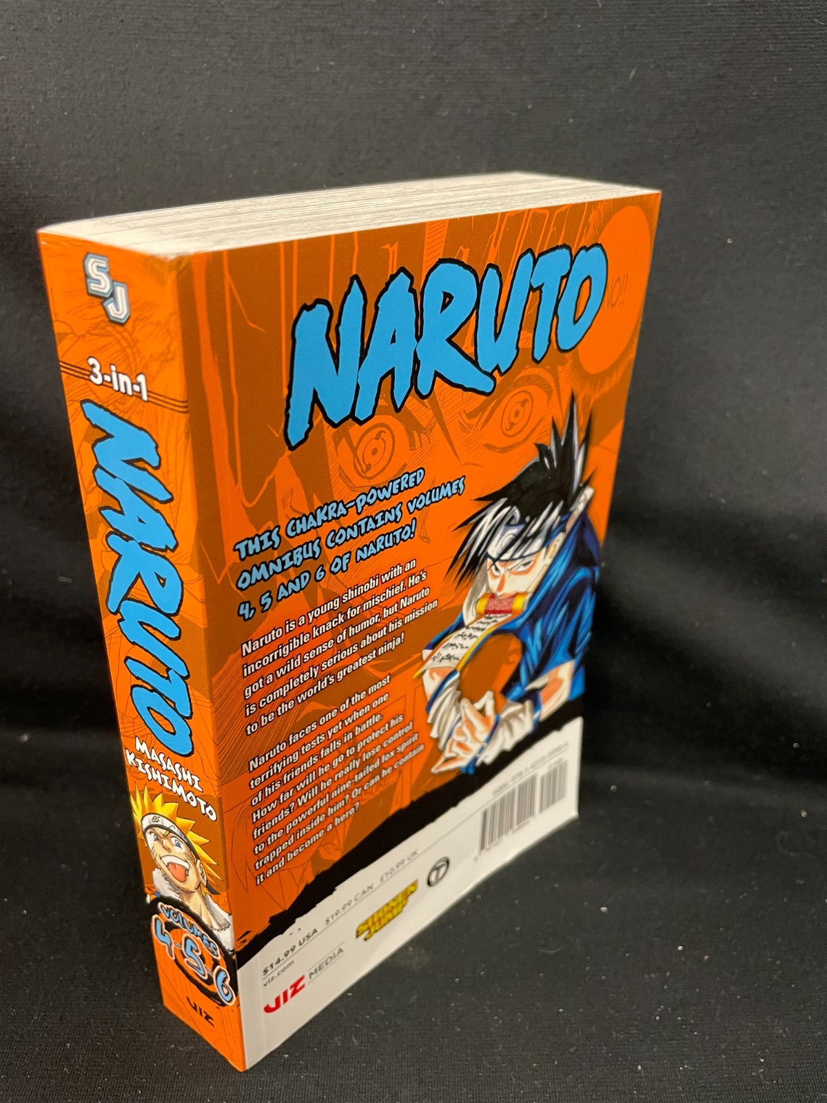 Naruto (3-in-1) Manga 4-5-6, 7-8-9 Masashi Kishimoto, x2 PB mn5334