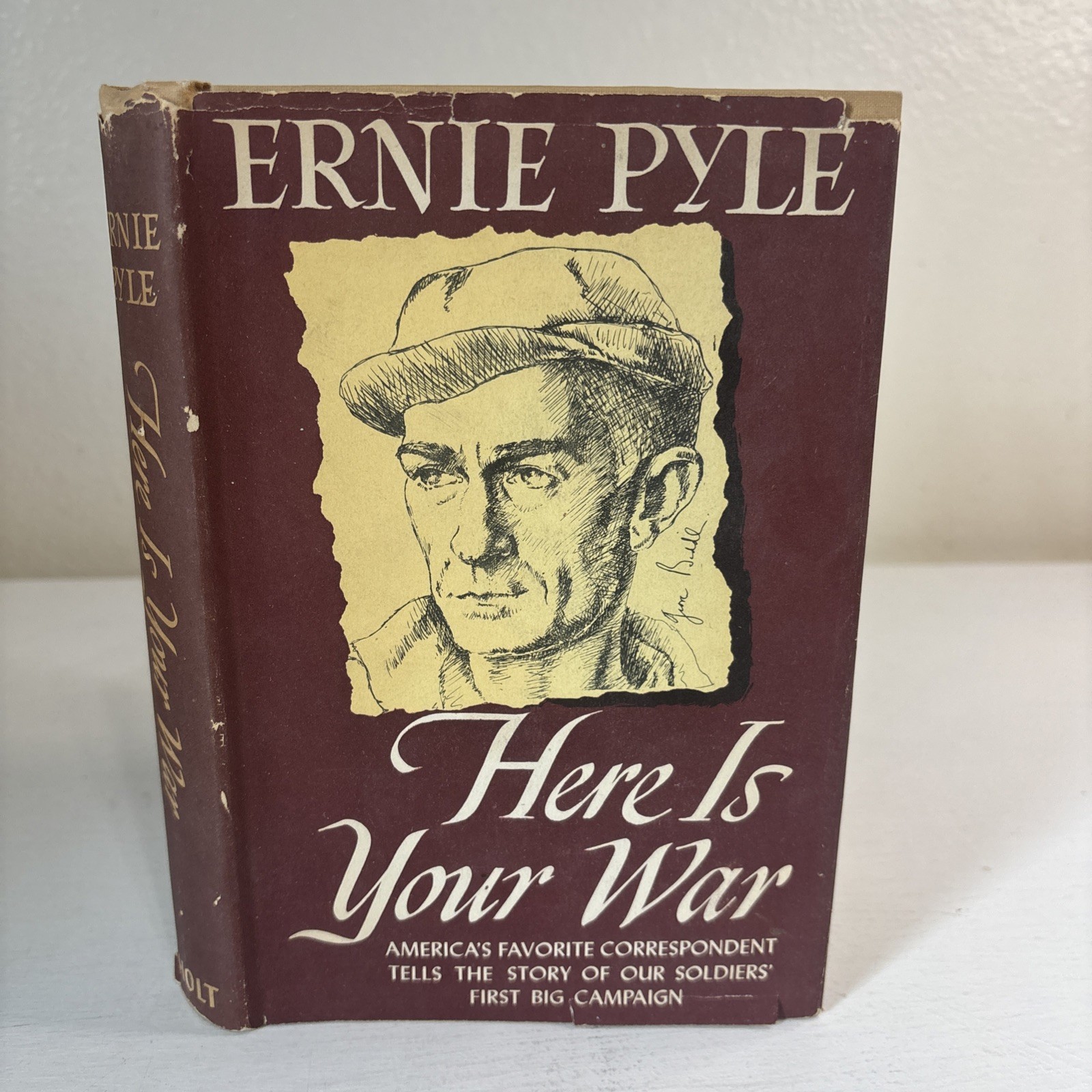 Here is Your War By Erni Pyle HC 1943 1st Ed America’s Favorite Correspondent…