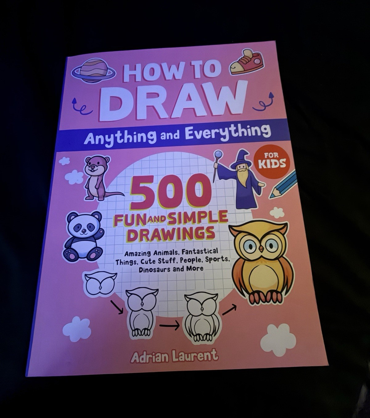 Adrian Laurent How to Draw Anything & Everything for Kids 500 Drawings 2024 PB