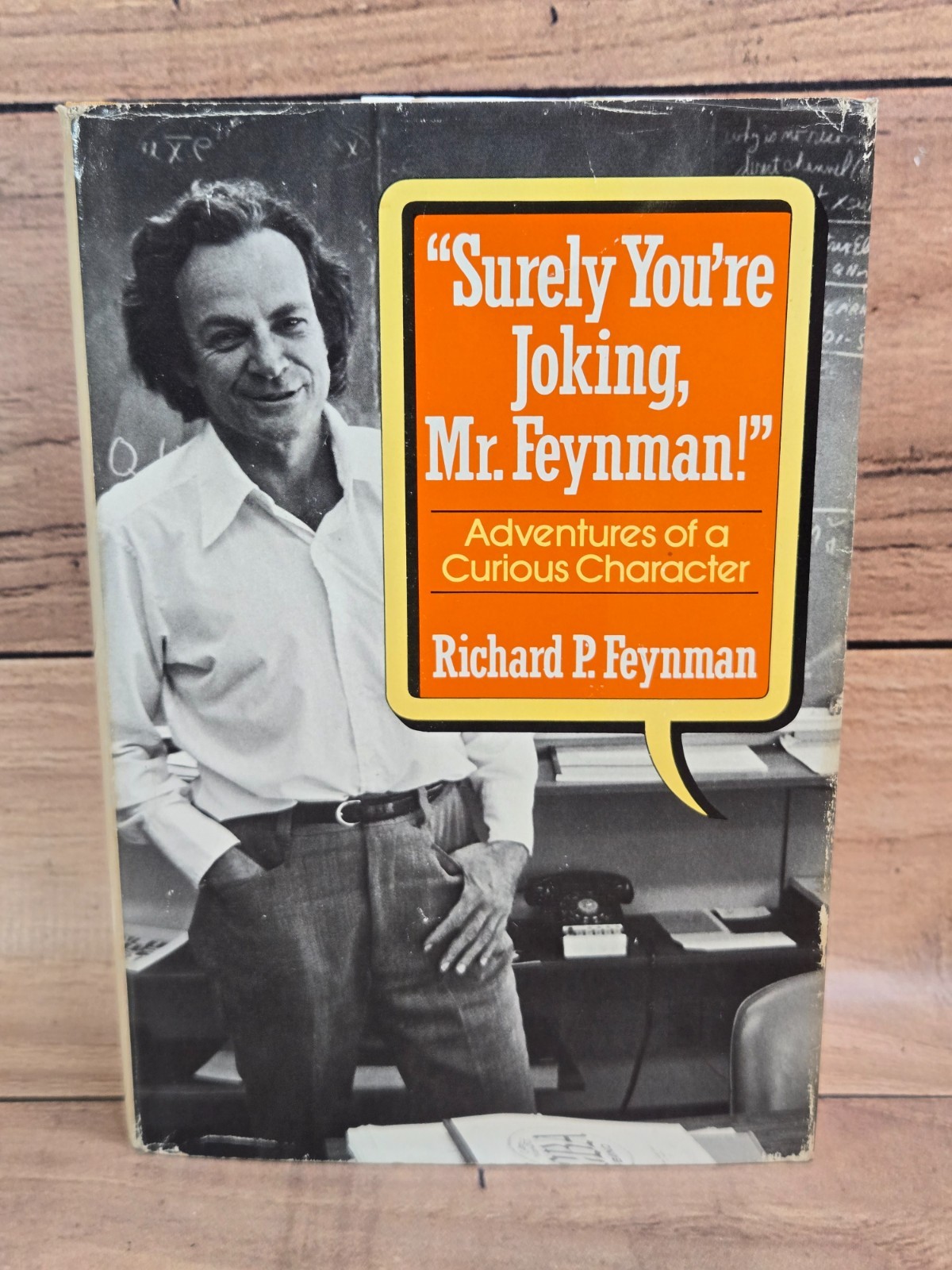 Vtg “SURELY YOU’RE JOKING, MR. FEYNMAN!” Richard Feynman 1985 HC/DJ Norton & Co.