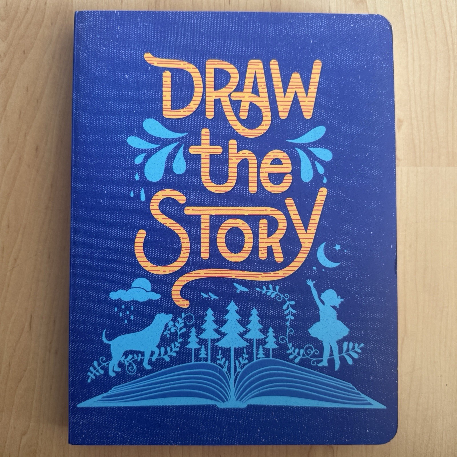 NEW Piccadilly Draw The Story Journal Guided Sketchbook w/ 100 Drawing Prompts