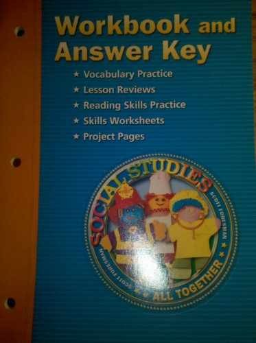 Workbook and Answer Key – Paperback, by Pearson Scott Foresman – Very Good o