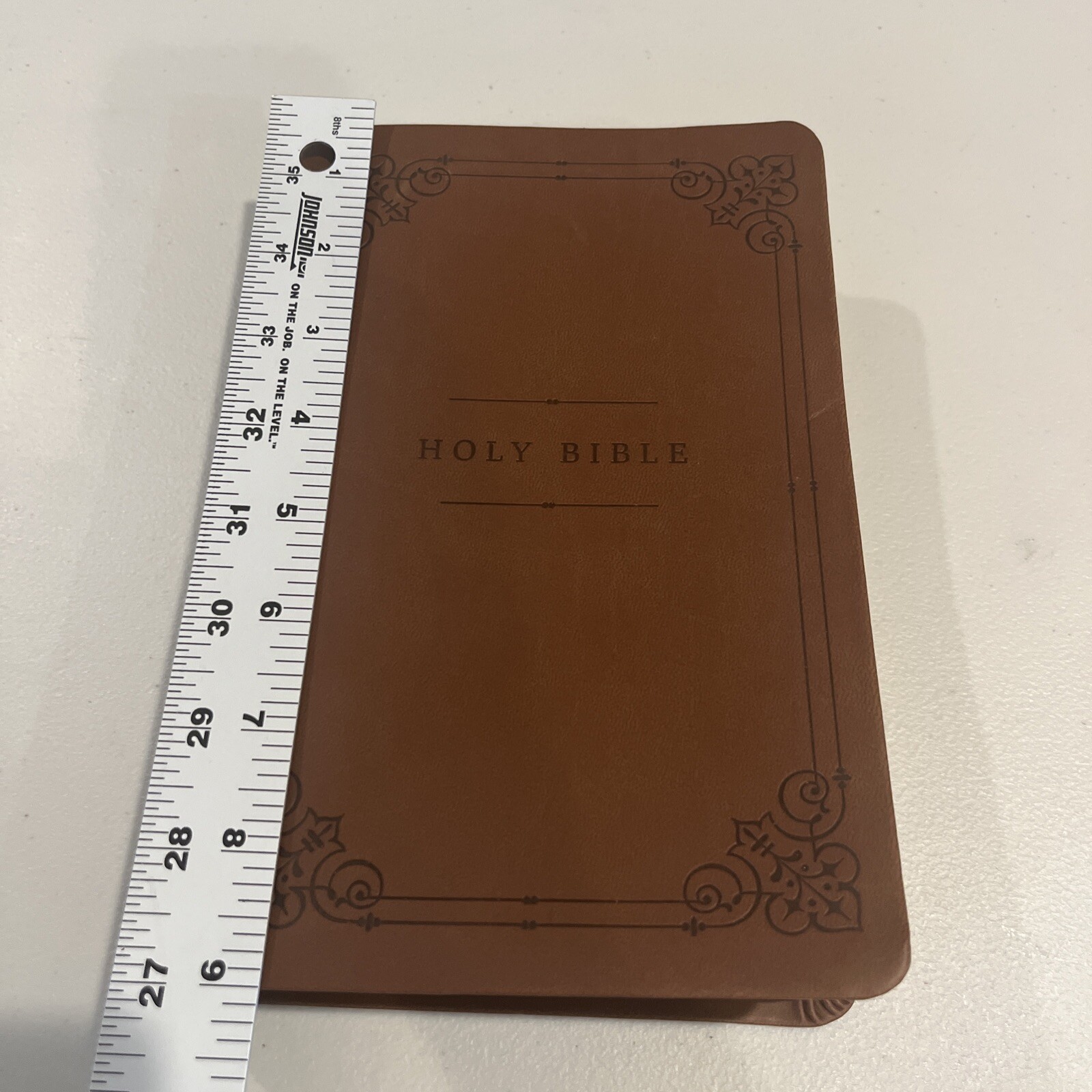 Holy Bible, Soft Touch Edition, Imitation Leather, Brown, Comfort