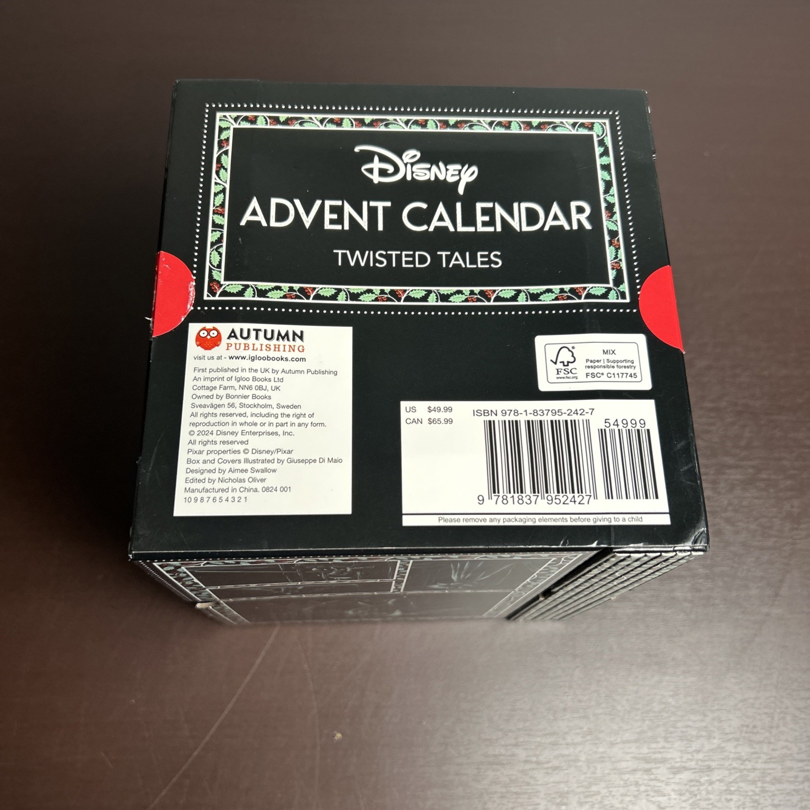 Disney: Twisted Tales Advent Calendar: With 10 New Short by IglooBooks