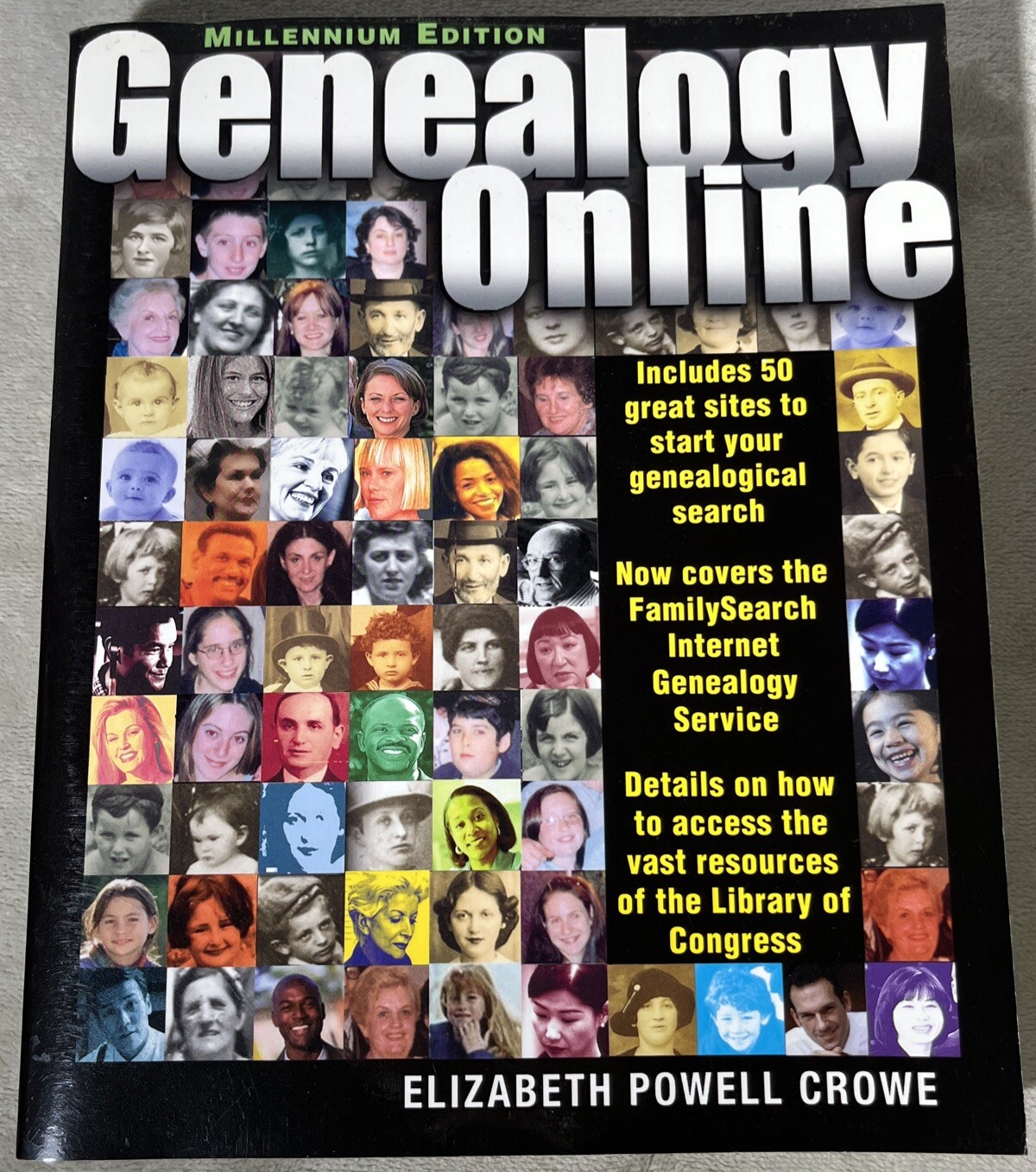 Genealogy Online Elizabeth Powell Crowe Paperback Book 2000 McGraw-Hill