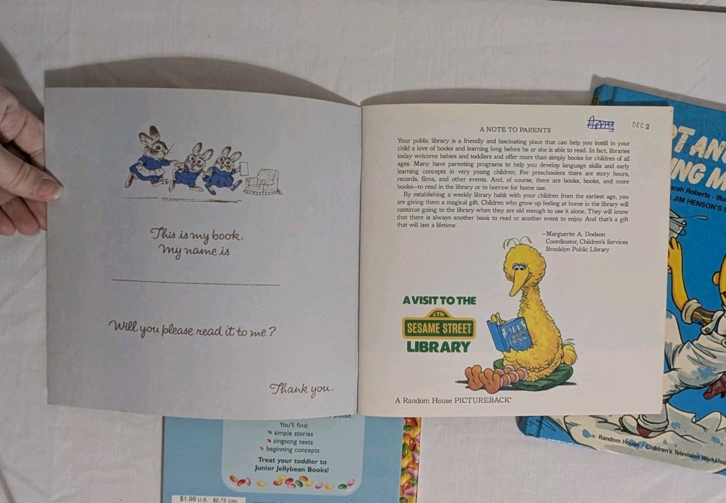 Vintage Sesame Street Books Lot of 9 Children’s Storybooks 1970s 1980s 90s 2000s