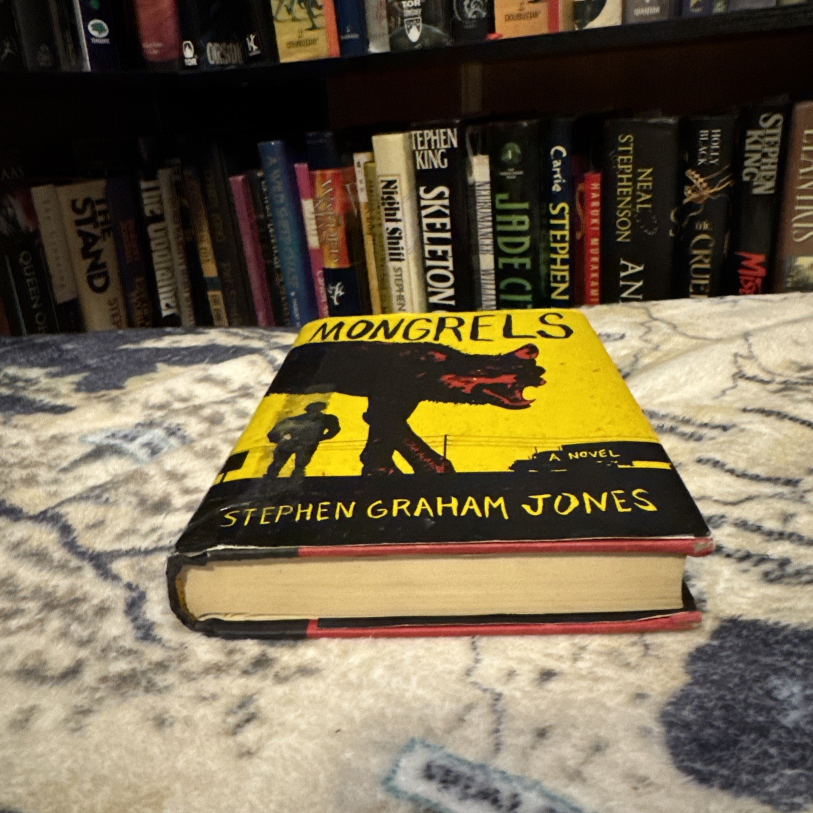 Mongrels – Stephen Graham Jones (Hardcover) First Edition/1st Print, ROUGH COND.