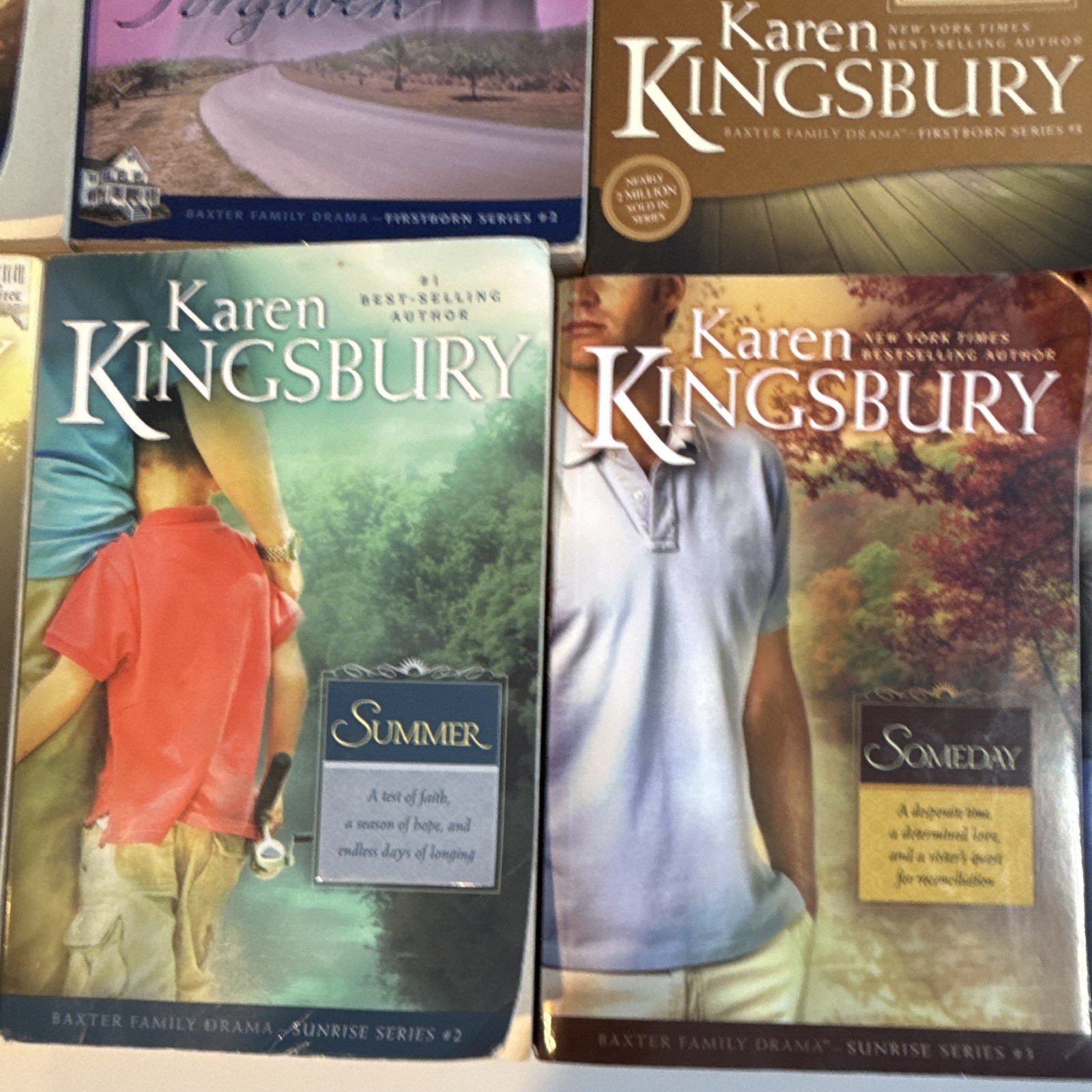 Karen Kingsbury Baxter Family Lot Prequel Redemption Firstborn Sunrise Series