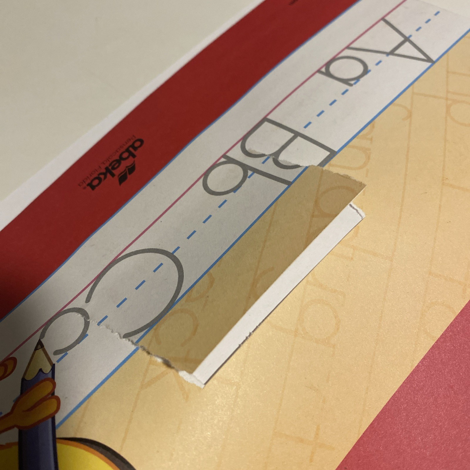 # Abeka Writing with Phonics K5 (Manuscript) Clean Pages Cut Back Cover.