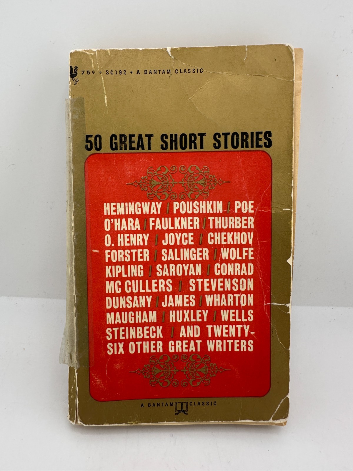 50 Great Short Stories Milton Crane Bantam Classic Vintage Paperback
