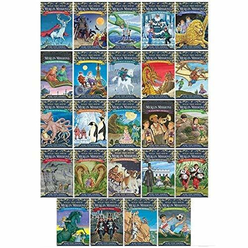 Magic Tree House Merlin Missions 1-25 Books Collection Boxed Set NEW Paperback