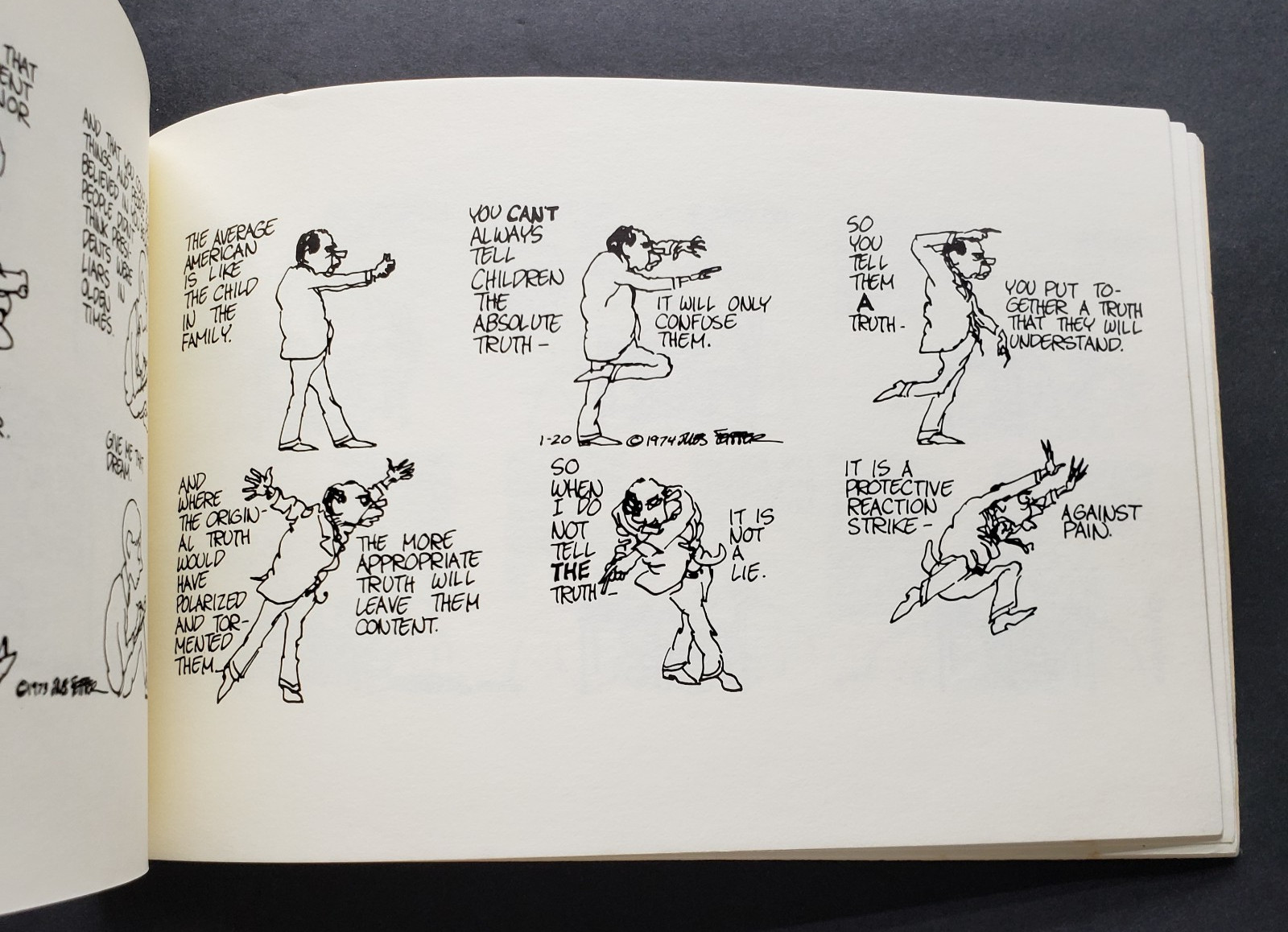 Feiffer On Nixon – Jules Feiffer Trade Paperback Book – The Cartoon Presidency