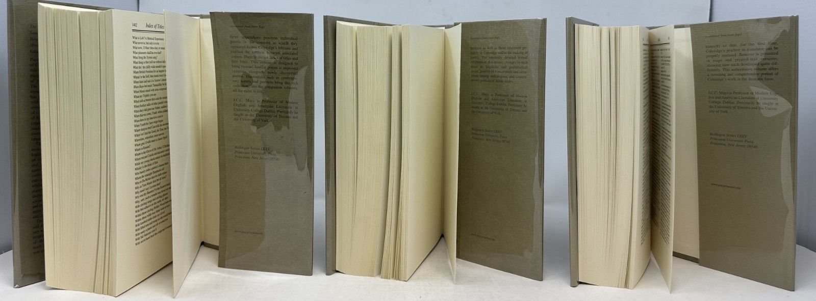 Collected Works of Samuel Taylor Coleridge, Vol. 16: FULL SET OF 3 Bollingen NEW