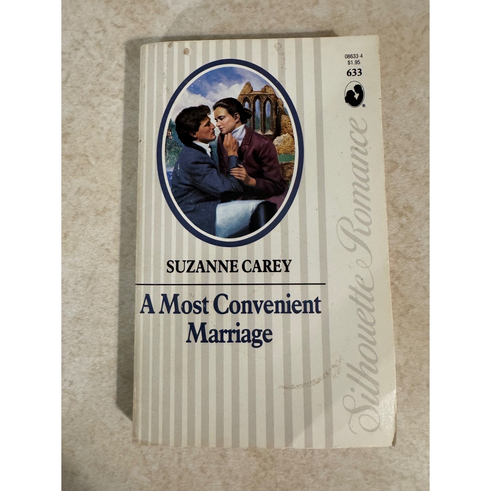 A Most Convenient Marriage Suzanne Carey Silhouette Romance 633 Vintage 1989